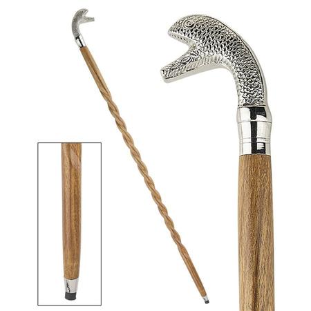 DESIGN TOSCANO Empress Collection: Slithering Snake Solid Hardwood Walking Stick TV6232